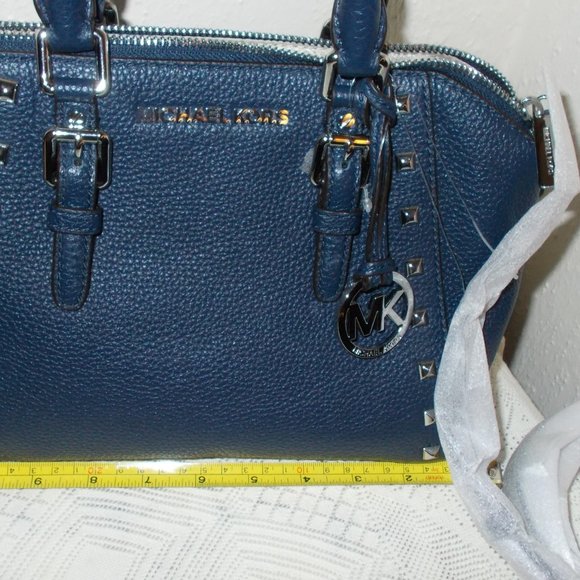 Michael Kors Ciara Blue New Shoulder Handbag - Picture 11 of 15